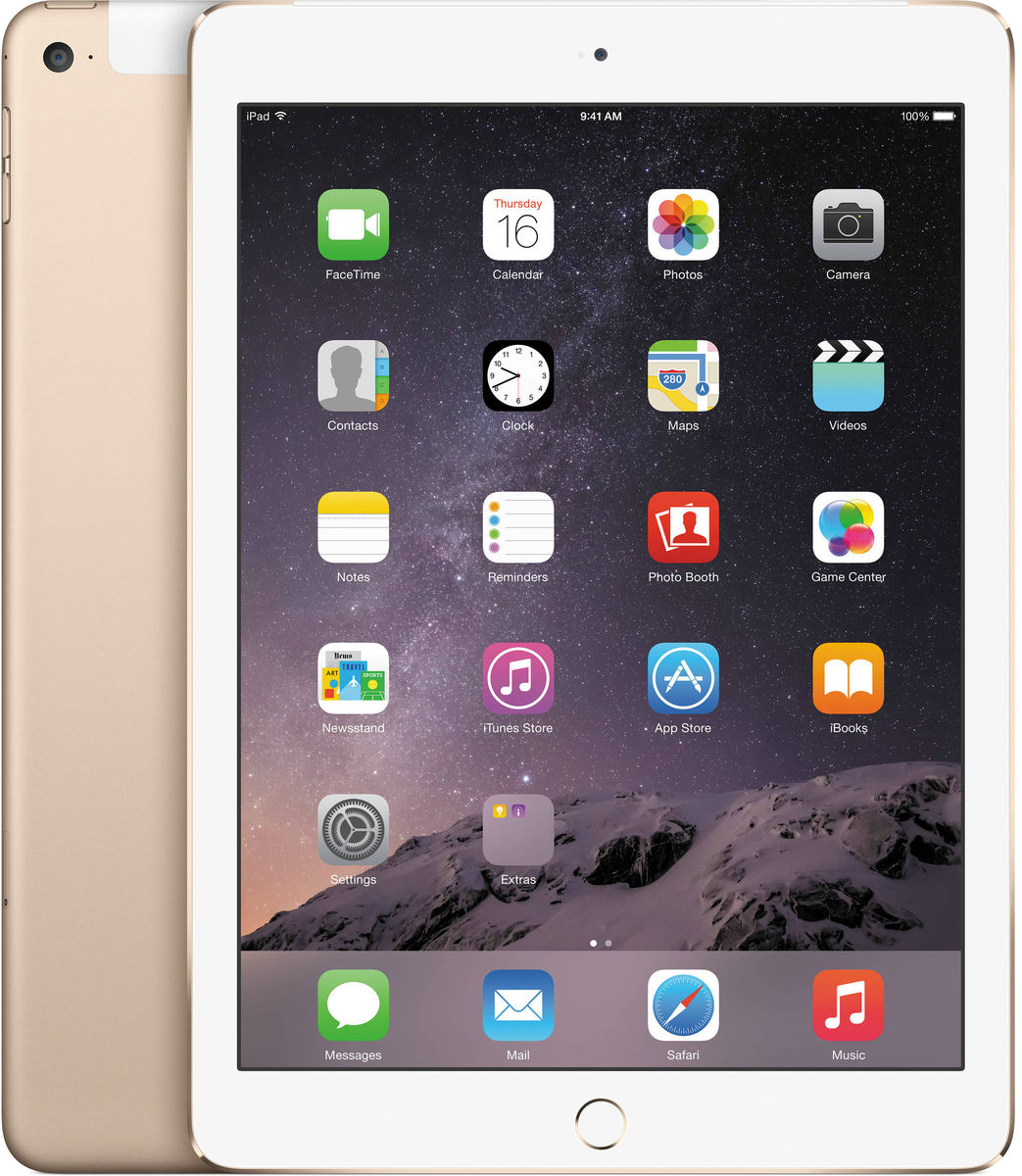 Apple iPad Air 2 Wi-Fi 128 Go Gold - Écran tactile