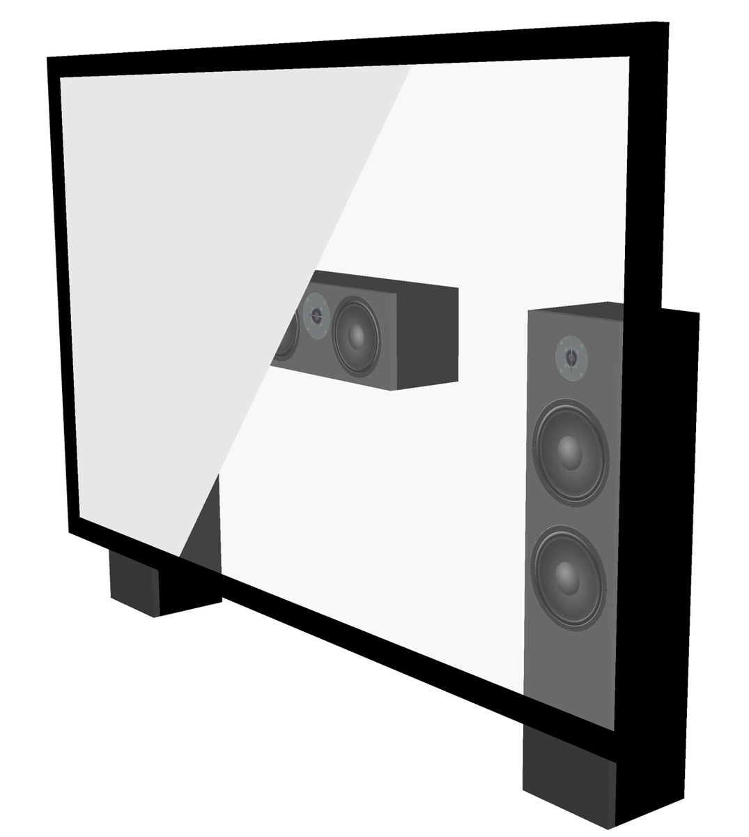 Support Enceinte Monitoring Home Cinema Plafond, Pivotant à 360