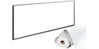 Toile au mètre Oray PVC blanc mat