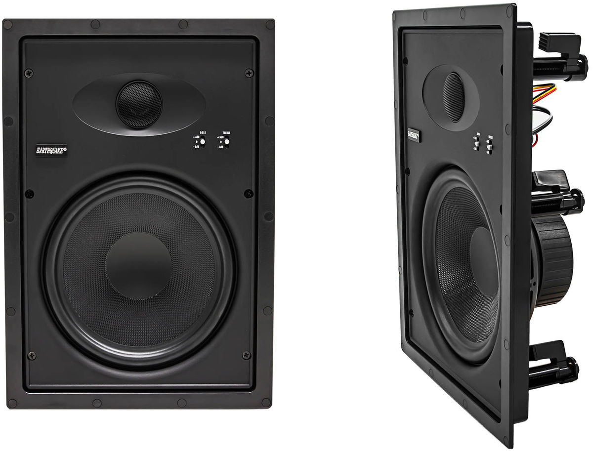 Earthquake EWS-800 Blanc - Paire d'Enceintes Encastrables