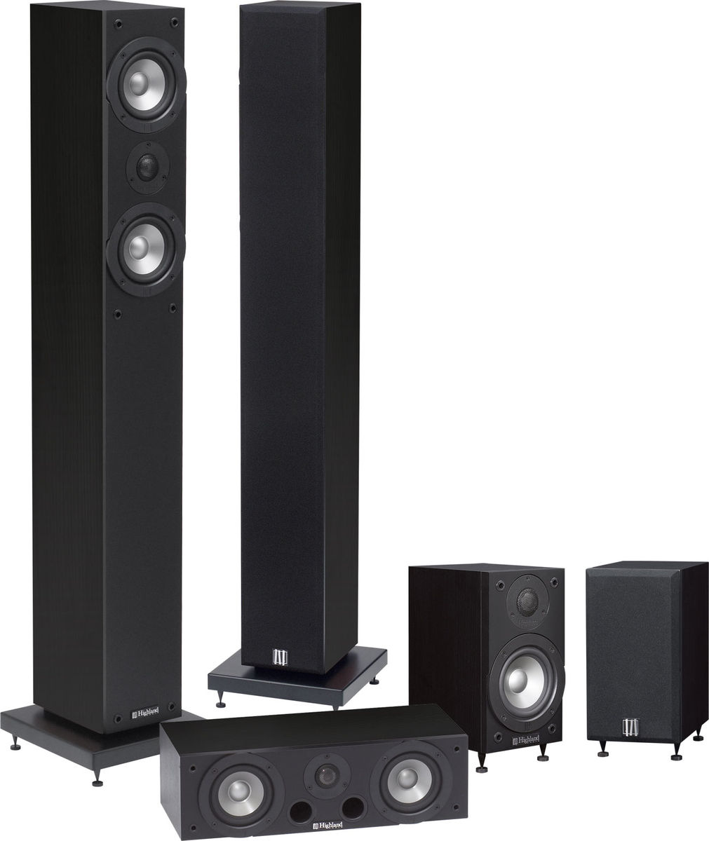 Highland Audio Aingel 3205 Bois noir - Enceintes colonne