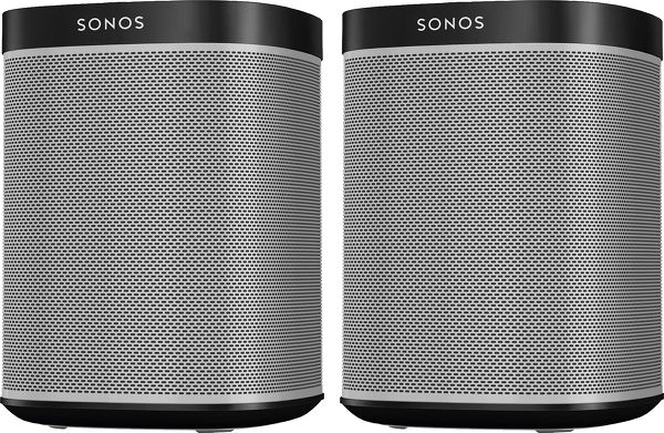 SONOS Play1 2台セット グレー SONOS 2-Room Starter Set (2 x PLAY:1) Noir - Son-Vidéo.com