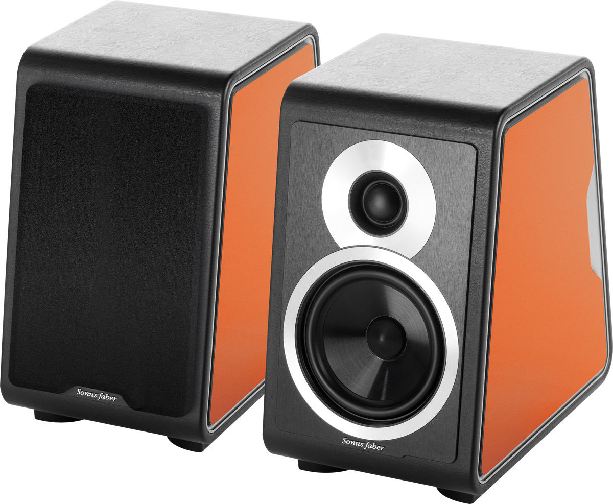 Sonus Faber Chameleon B flancs orange - Son-Vidéo.com