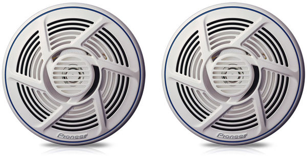 Paire D'enceintes Marines E-Audio B300C Avec Ampli Intégré étanches Humidité