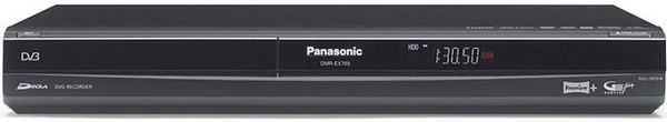 Panasonic DMR-EX769EFK Lecteur / Enregistreur DVD Disque dur 160 Go 1080p  TNT Noir