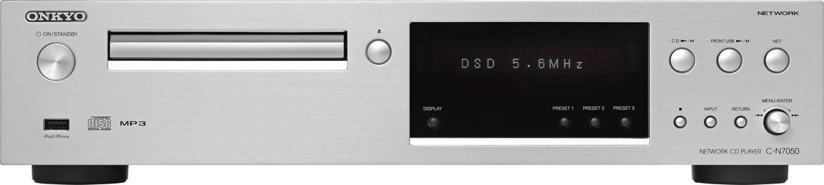 【動作良好】C-N7050 ONKYO ネットワークプレーヤー リモコン付き ONKYO/ネットワークプレーヤー/C-N7050(S) 高級オーディオ
