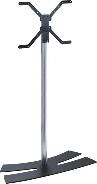 Pied TV ERARD Lux Up 1050 L Noir – Orientable, écrans 30 à 65 Pouces, Charge Max 30 Kg