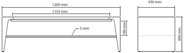 NorStone Arken 1200 dimensions