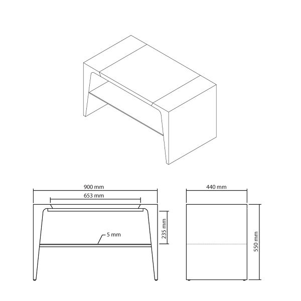 NorStone Arken 900 dimensions