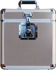 Rock on Wall Flight Case 25 LP Silver