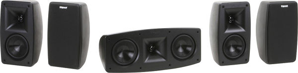 Pack Enceintes Klipsch Quintet II – 5.0, Noir, 100W, 8 Ohms, Neuf