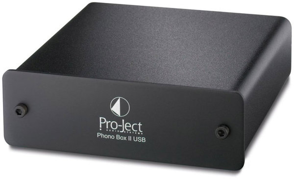 Preamplificatore Phono Pro-Ject Phono Box II – Per Testine MM E MC, Uscite RCA Placcate Oro, Alloggiamento In Metallo, Nero
