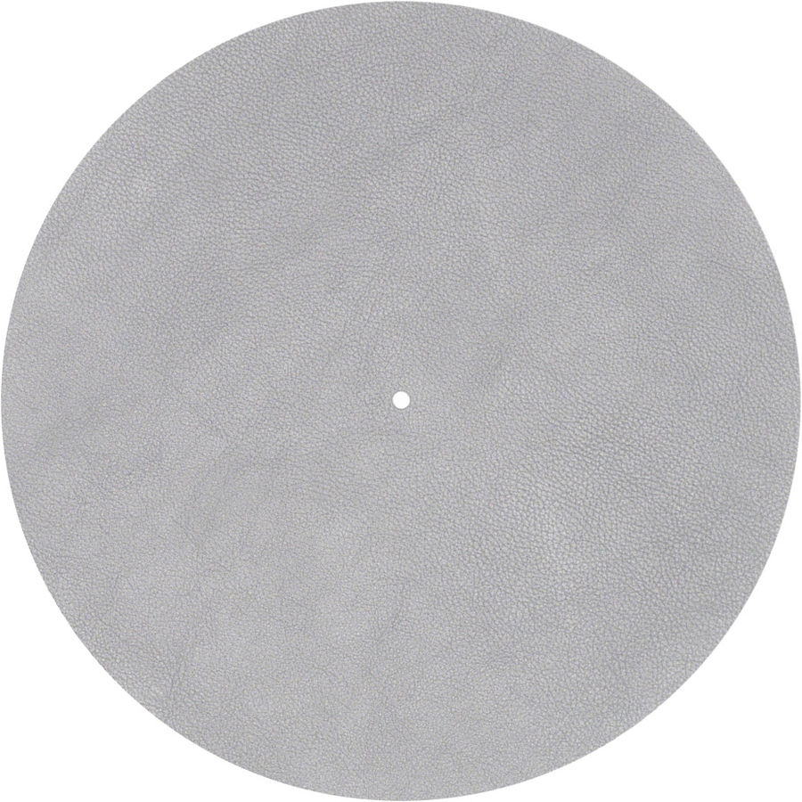 Pro-ject plattentellerauflagematte slipmat ledermatte/gris)