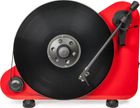 Pro-Ject Vertical Turntable E droitier OM5e Bluetooth rouge