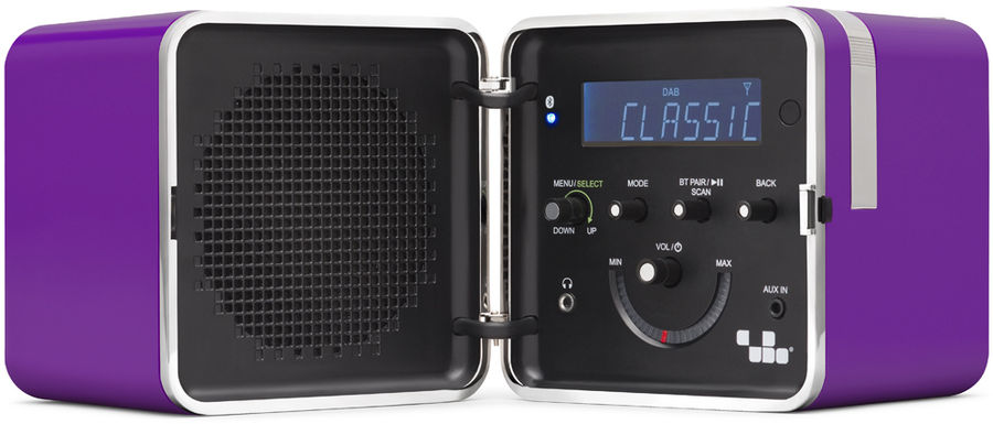 BRIONVEGA Bluetoothスピーカー TS522D+S Brionvega TS522D Violet - Radios portables sur Son-Vidéo.com