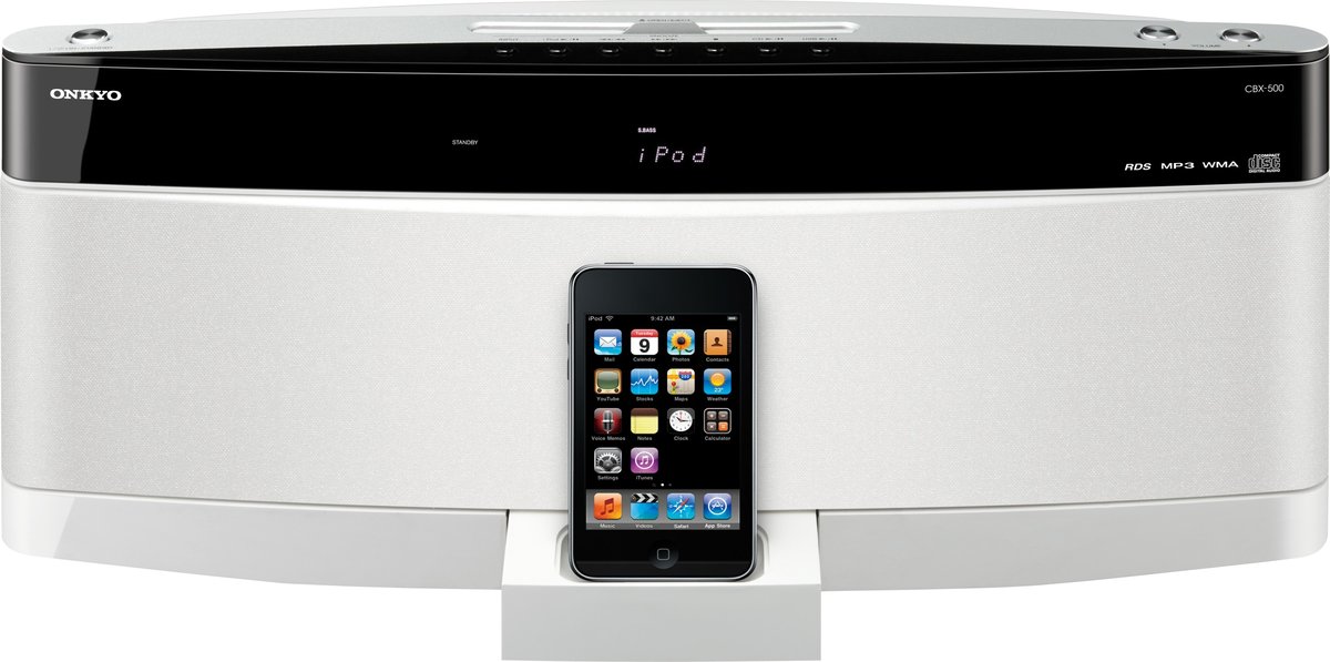 Onkyo CBX-500 Blanc - Docks et enceintes iPod/iPhone