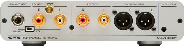 Musical Fidelity MX-VYNL arrière