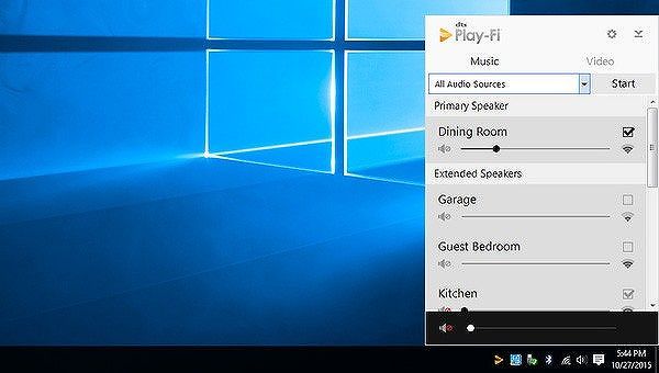 DTS Play-Fi pour Windows