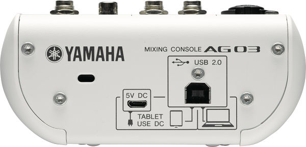 YAMAHA AG03 USBミキサー ヤマハ | AG03 - ウェブキャスティングミキサー - 概要