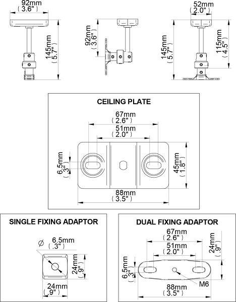 B-Tech BT34 dimensions