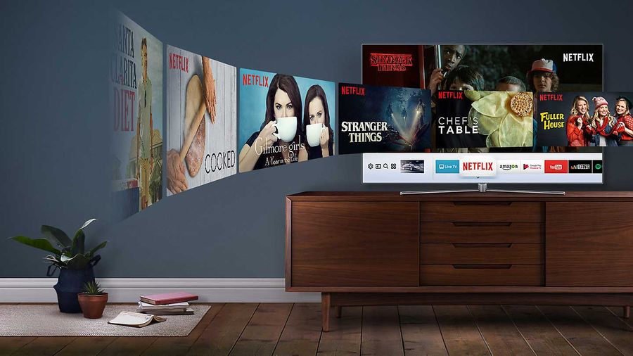 Samsung QLED : Smart TV, Netflix, Youtube, Amazon Vidéo, Deezer, Spotify