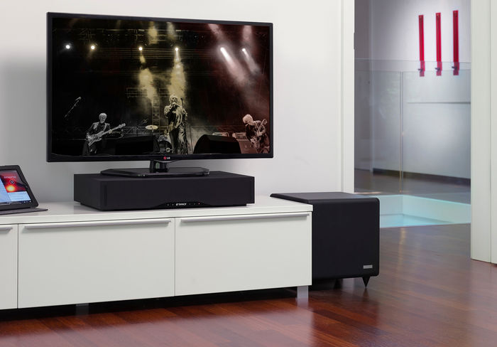 Tannoy BaseStation One : optique, RCA, Bluetooth apt-X, NFC