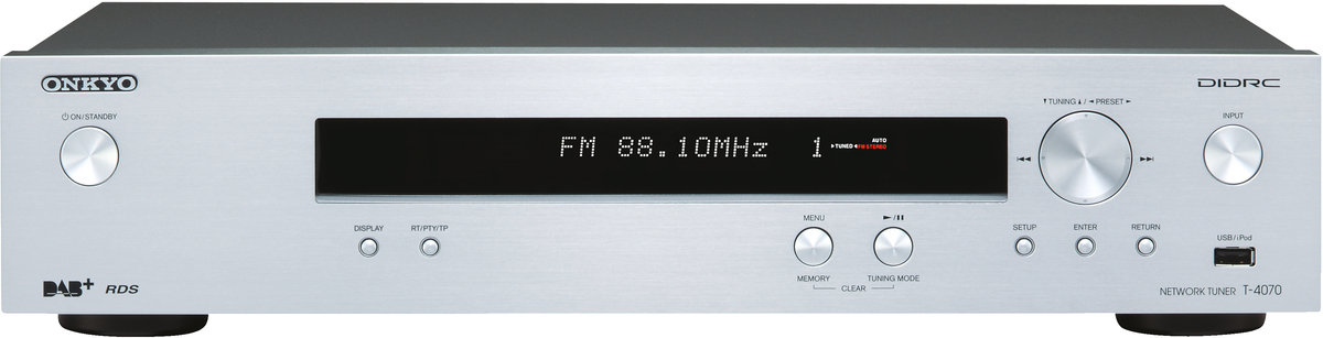 Onkyo T-4070 Silver - Lecteurs multimédia sur Son-Vidéo.com Onkyo T-4070 Silver - Lecteurs multimédia sur Son-Vidéo.com