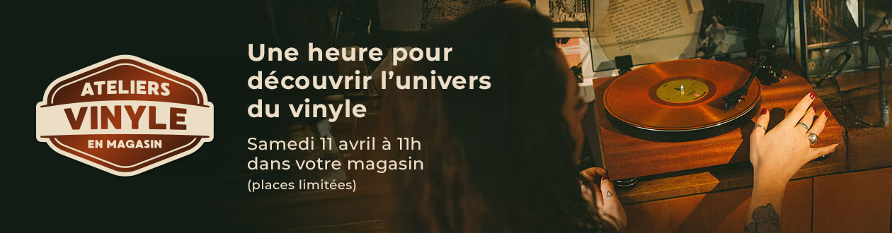 Ateliers vinyle en magasin