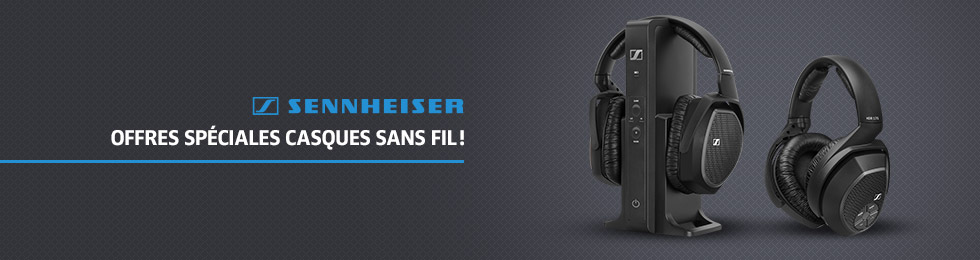 Casques sans fil Sennheiser : offres sp&eacute;ciales