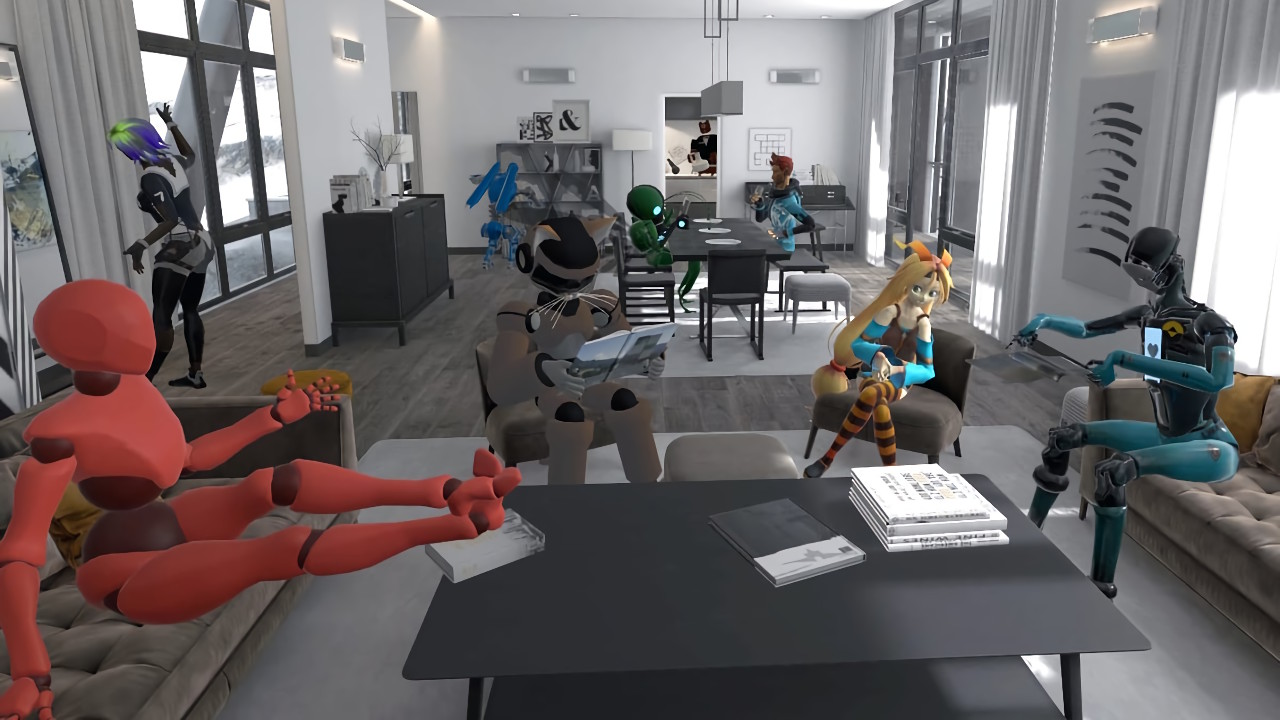 VRChat : avatars personnalis&eacute;s et interactions sociales en r&eacute;alit&eacute; virtuelle.