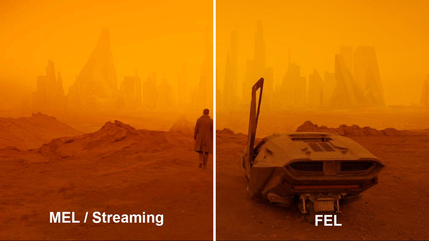 Diff&eacute;rences MEL/FEL Blade Runner 2049
