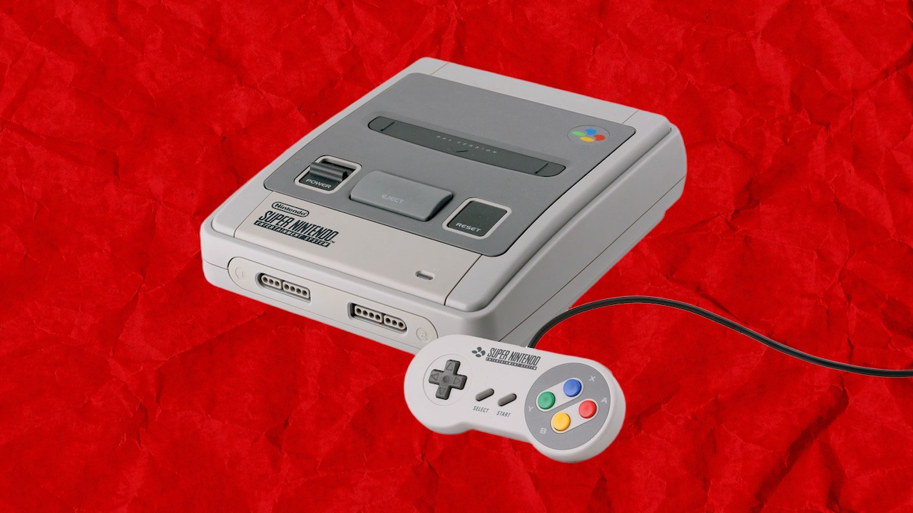 Super Nintendo (Super NES) : console 16 bits embl&eacute;matique avec une ludoth&egrave;que l&eacute;gendaire.