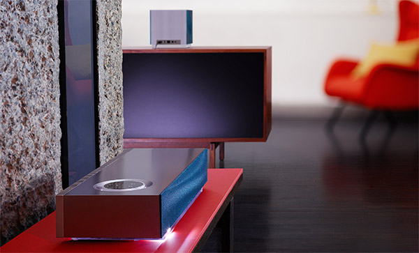 Photographie du système Naim mu-so.