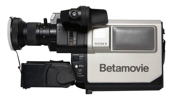 Betamovie, le premier caméscope