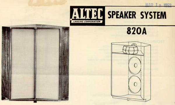 Altec Lansing 820A