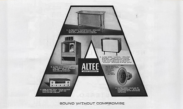 Gamme hi-fi Altec