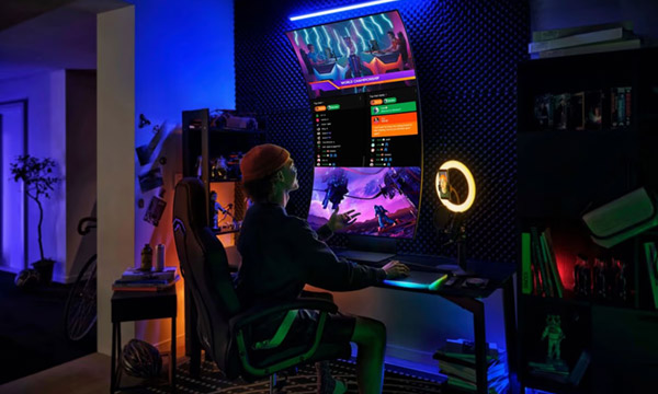 Samsung Odyssey Ark 55 : écran gaming 4K mini LED orientable
