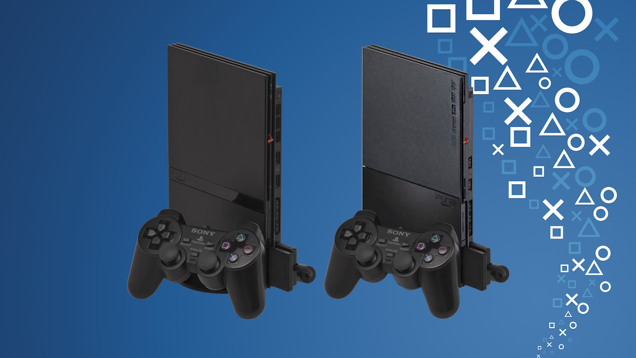 La PS2 Slim, version affinée et silencieuse de la PlayStation 2 lancée en 2004.