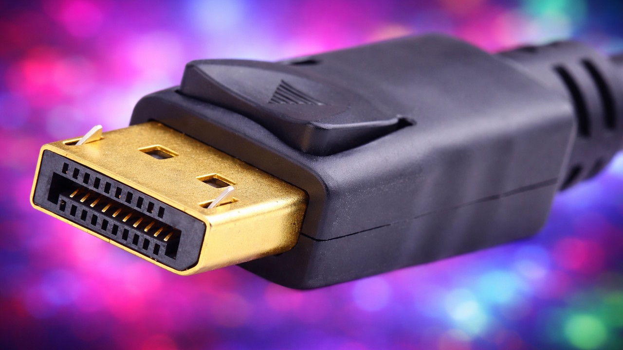 C&acirc;ble DisplayPort 2.0 ou 2.1 pour configuration gaming tr&egrave;s haut de gamme en 4K ou 8K &agrave; haute fr&eacute;quence.