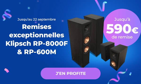 Le mois anniversaire : la sélection Klipsch