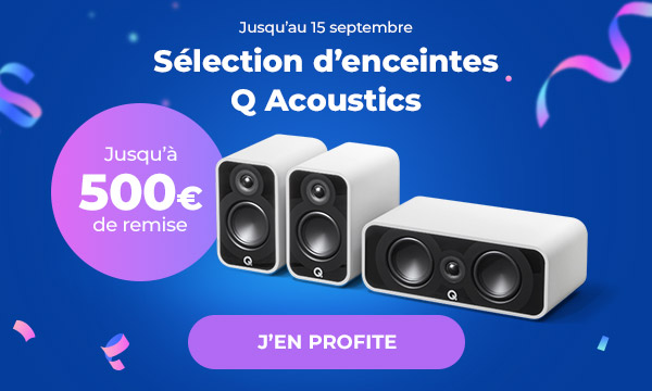 Le mois anniversaire : la sélection Q Acoustics