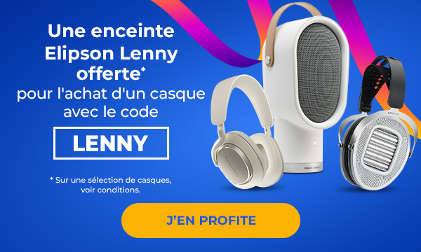 Une enceinte Elipson LEnny offerte pour l&rsquo;achat d&rsquo;un casque