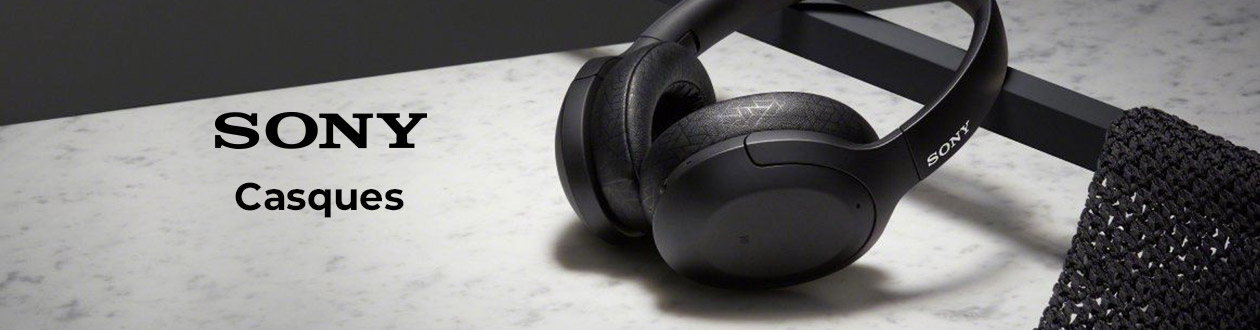 Tous les casques Sony, casques Bluetooth, casques hi-fi...