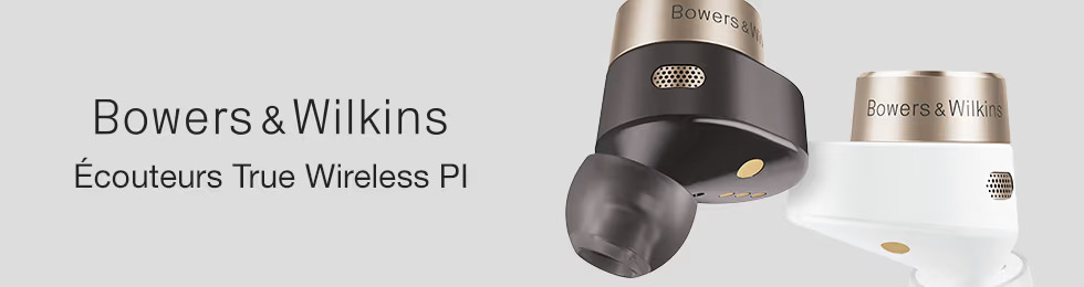 Écouteurs intra-auriculaires Bluetooth True Wireless B&W PI