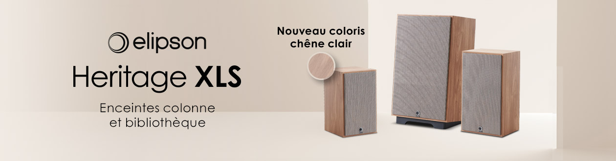 Enceintes vintage Elipson Heritage
