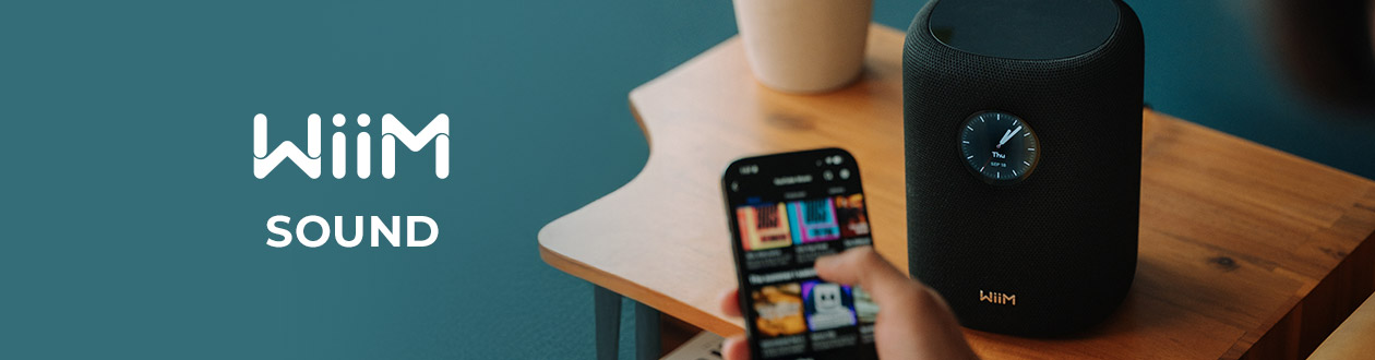 Enceintes connectées WiiM Sound et Sound Lite (Wi-Fi et BT)