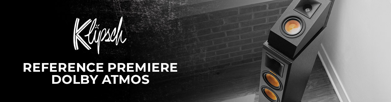 Enceintes compactes, colonne et surround Klipsch Dolby Atmos