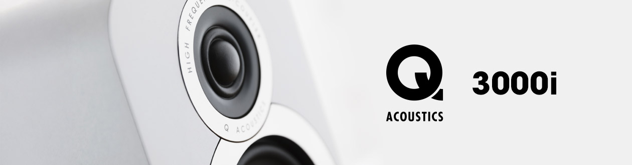 Enceintes Q Acoustics 3000i hi-fi et home-cinéma