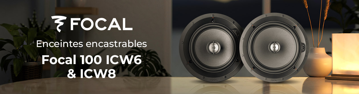 Focal 100 ICW6 et ICW8 : enceintes encastrables
