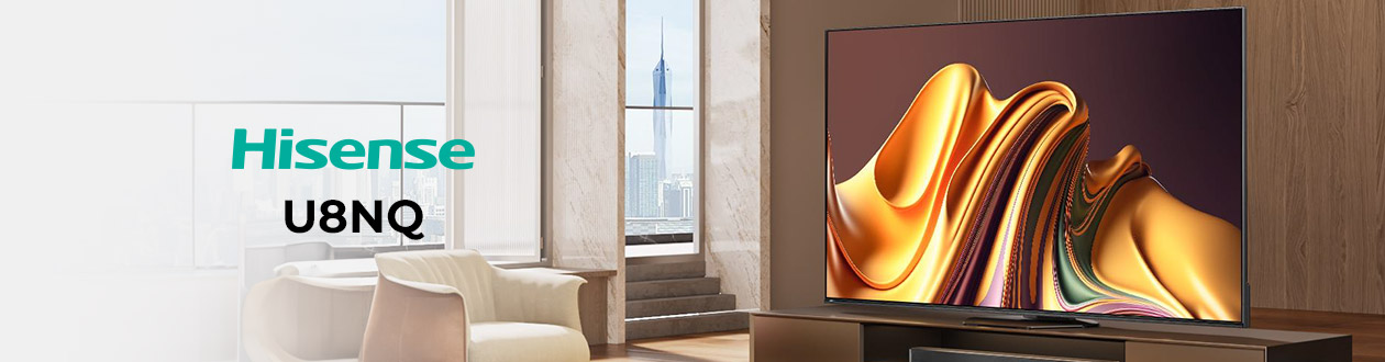 Hisense U8NQ : TV QLED Mini LED haute luminosité, gaming 4K 144 Hz